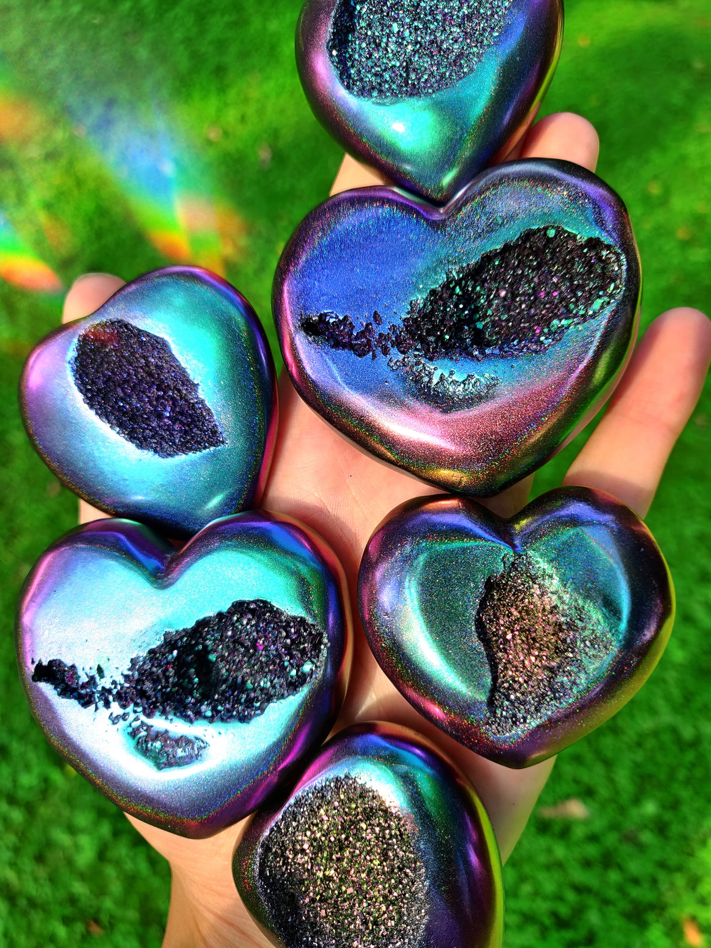Orgone Law of Attraction, Manifestation Amulet in Heart Shape